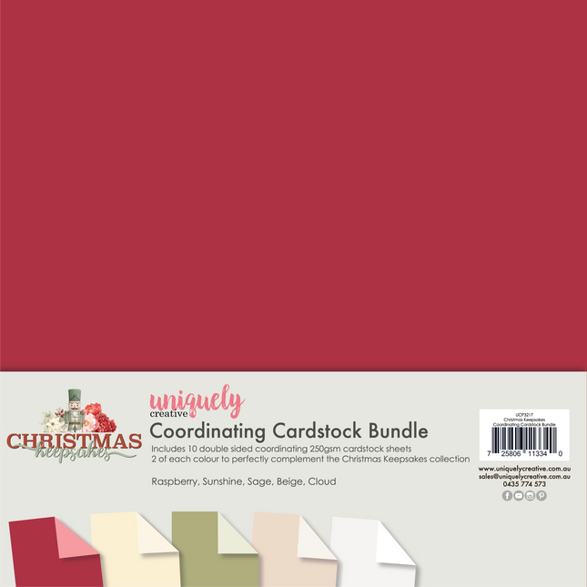 Uniquely Creative - Christmas Keepsakes Coordinating Cardstock Bundle (Copy)