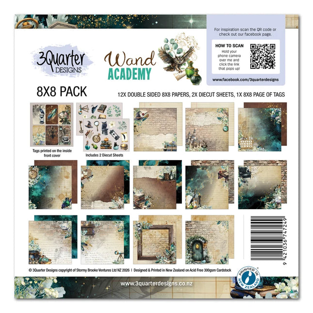 3Quarter Designs - Wand Academy - 8x8 Pack