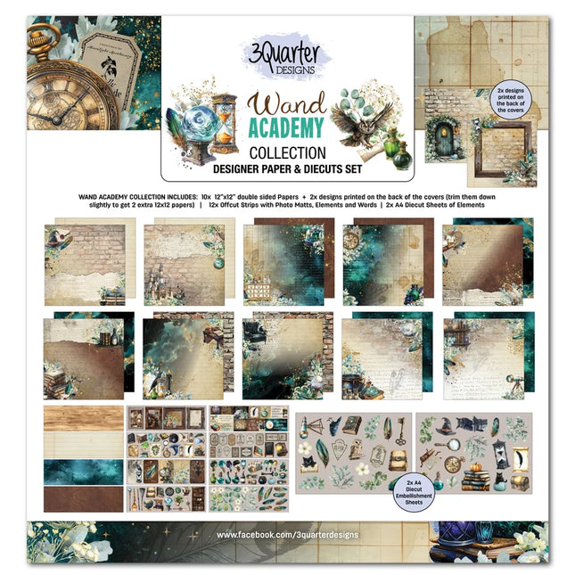 3Quarter Designs - Wand Academy - 12x12 Collection